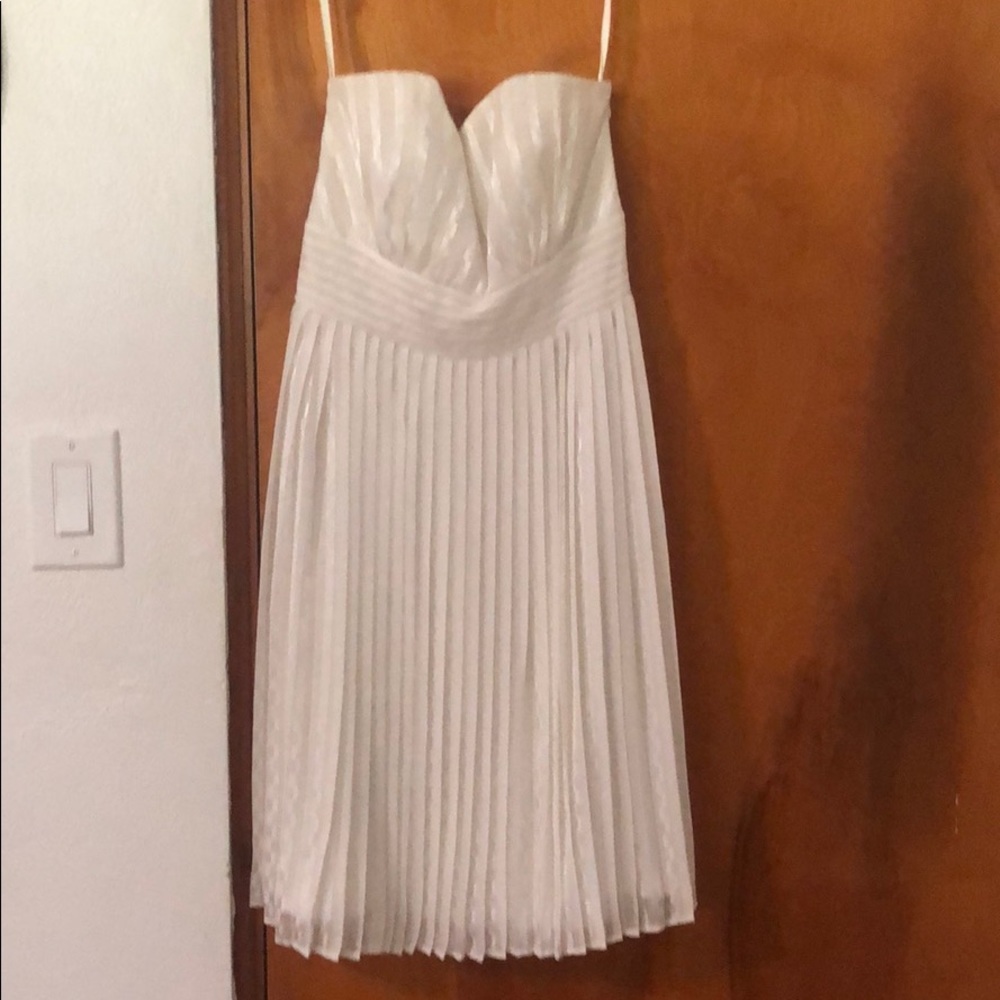 White House Black Market white dress